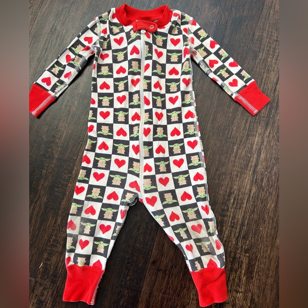 TWO Hanna Andersson Pajamas: Baby STAR WARS™ Heart Sleeper and Cindy Lou Who